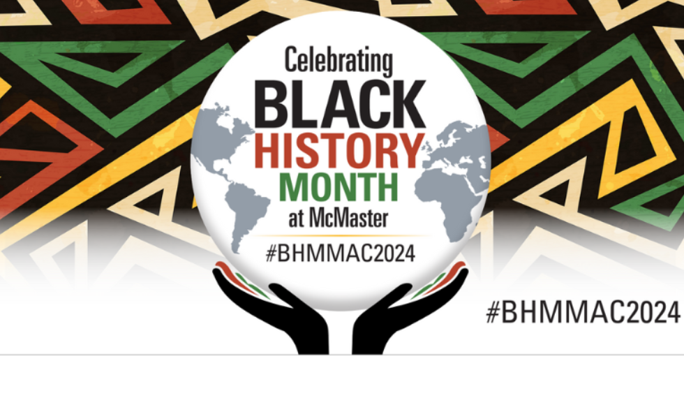 Black History Month at McMaster 2024 logo